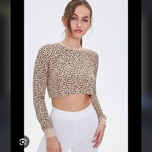 Forever 21 | Activewear cheetah top